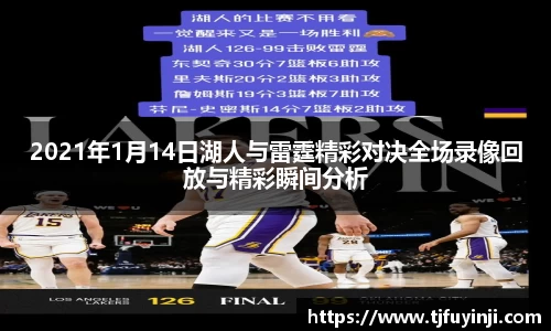 2021年1月14日湖人与雷霆精彩对决全场录像回放与精彩瞬间分析